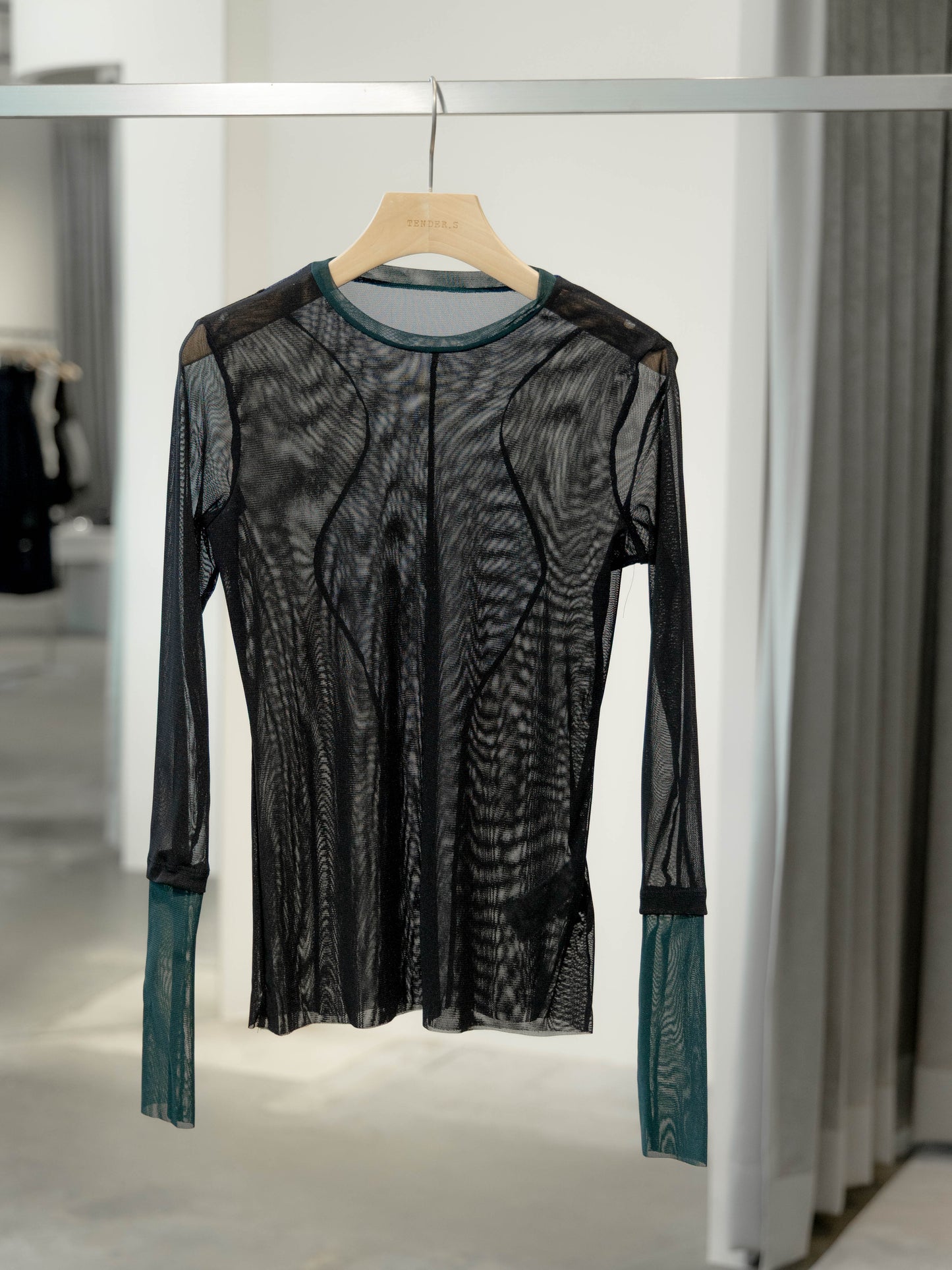wave line sheer top