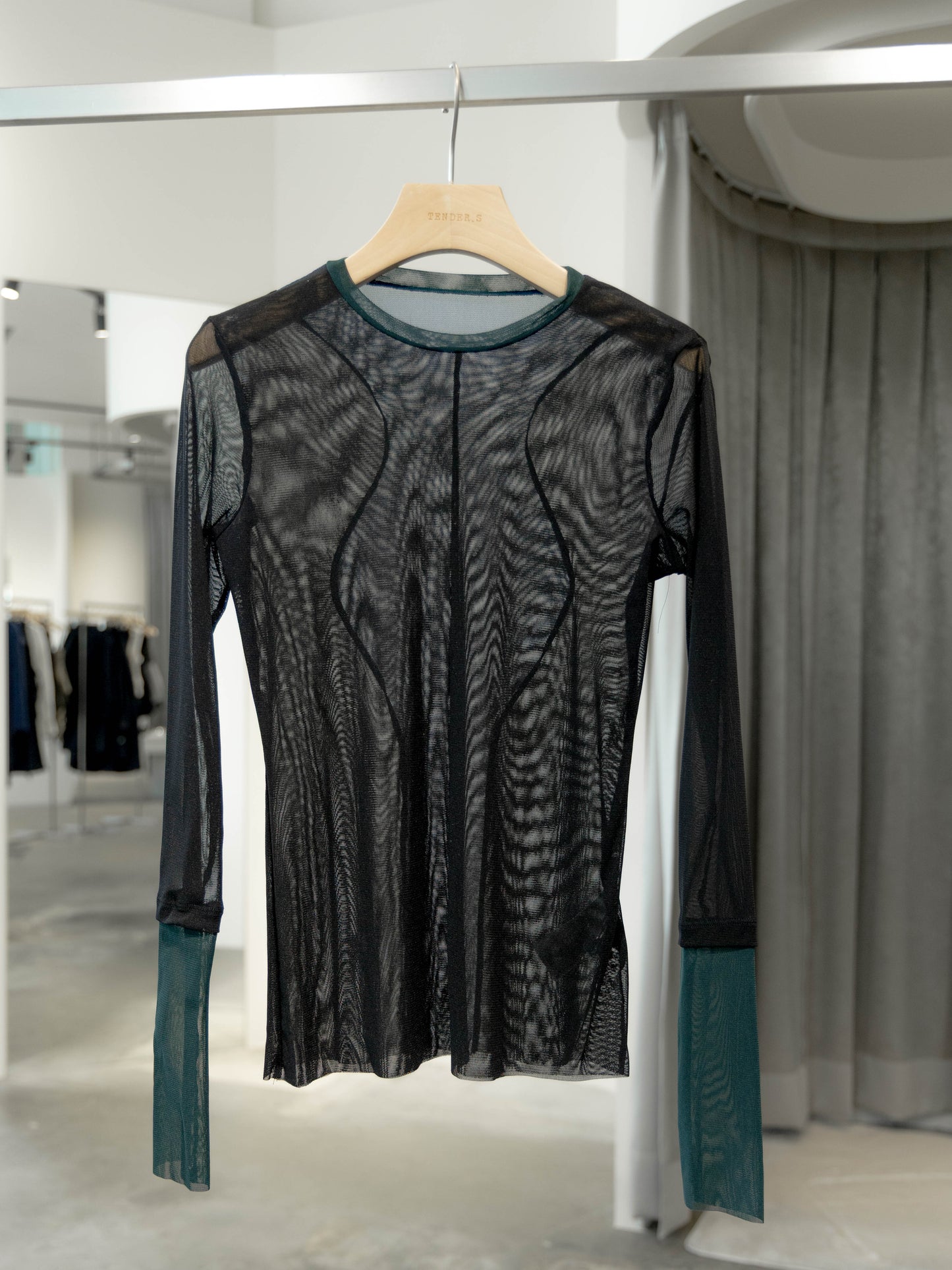 wave line sheer top