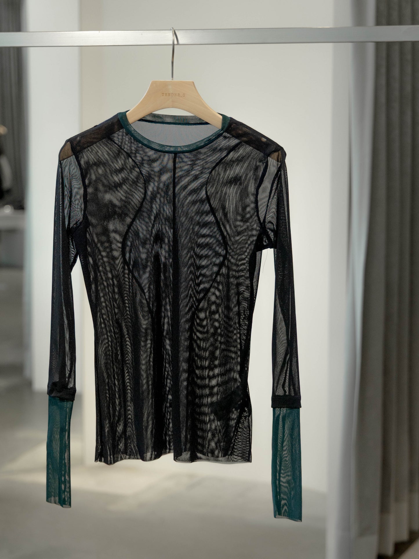wave line sheer top