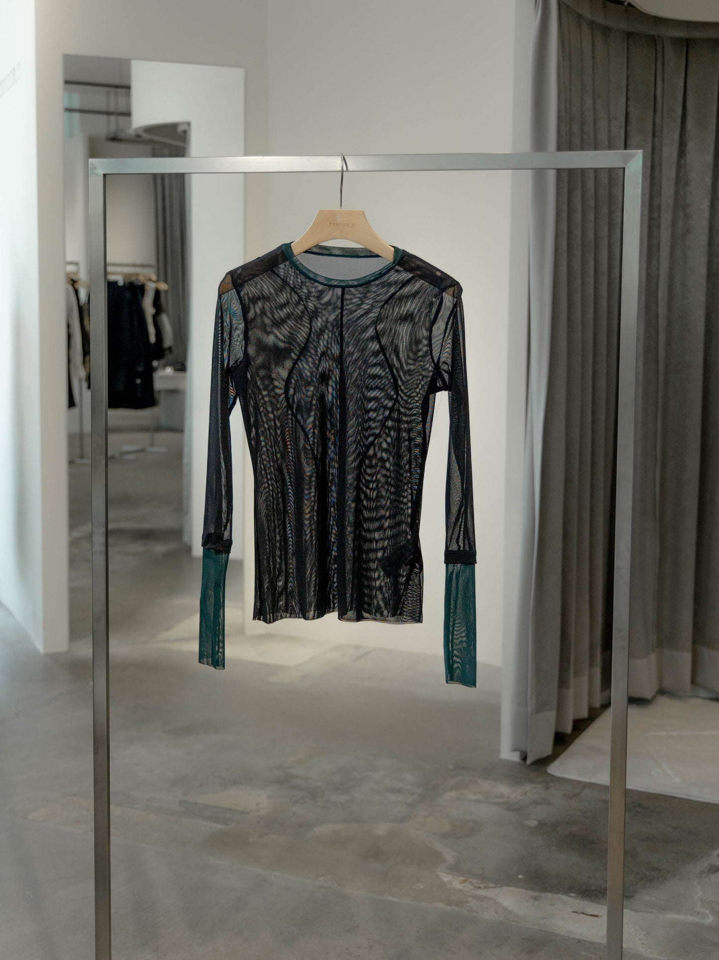 wave line sheer top