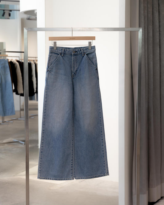 wide denim pants