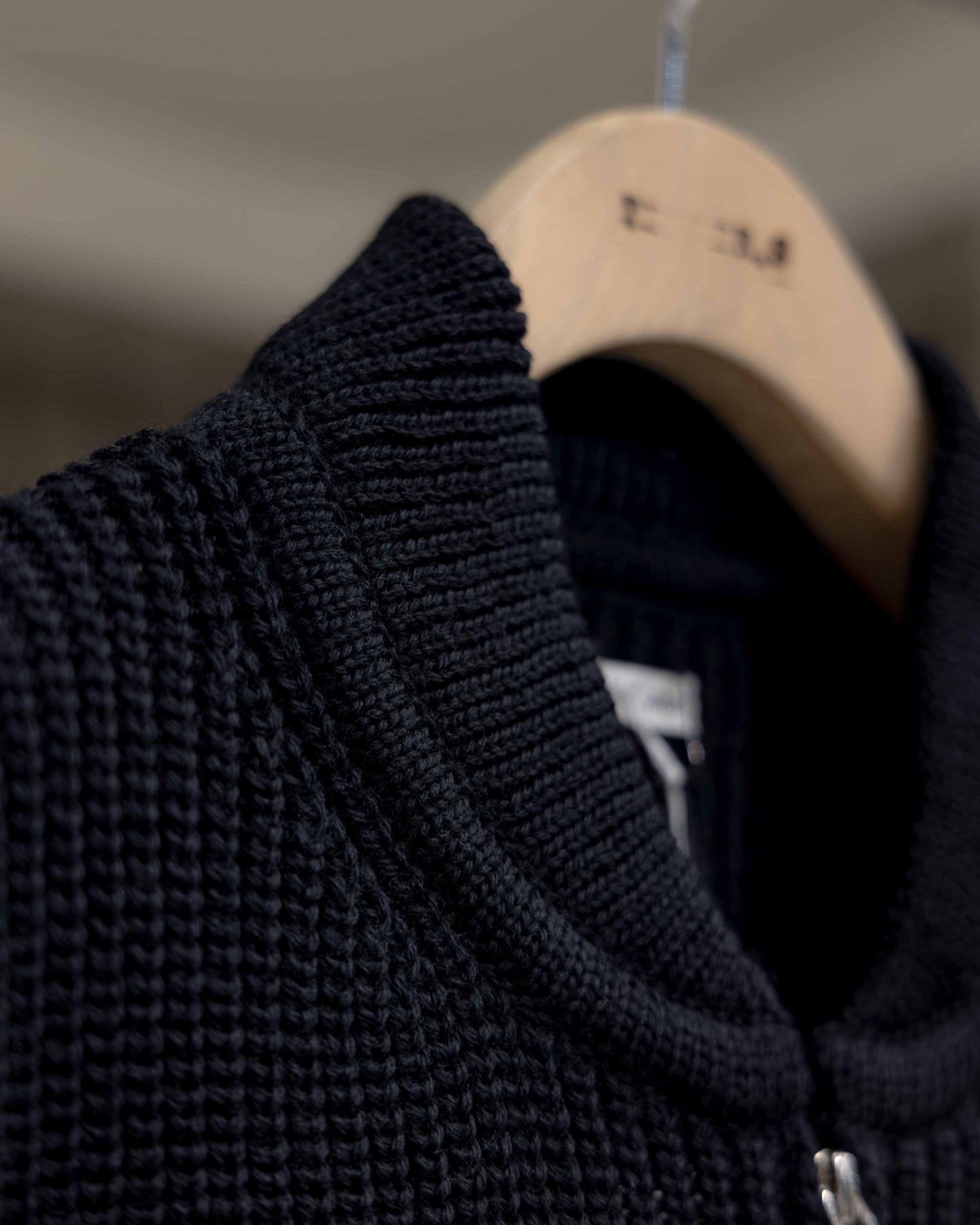 bomber rib sweater