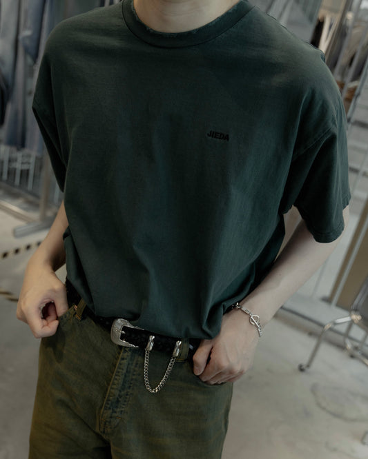 damage pigment logo boxy tee