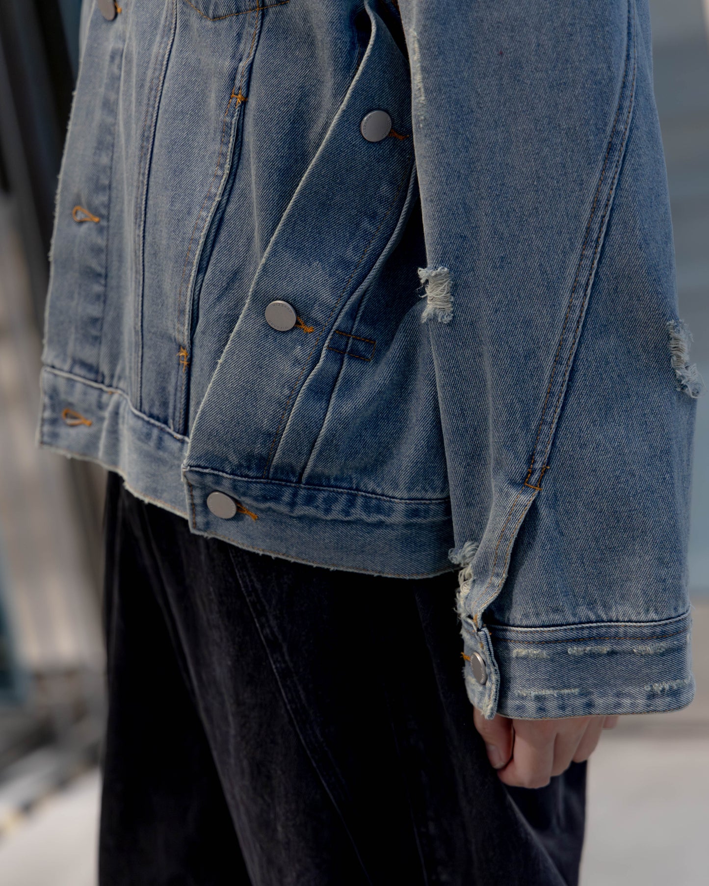 denim blouson (damage)