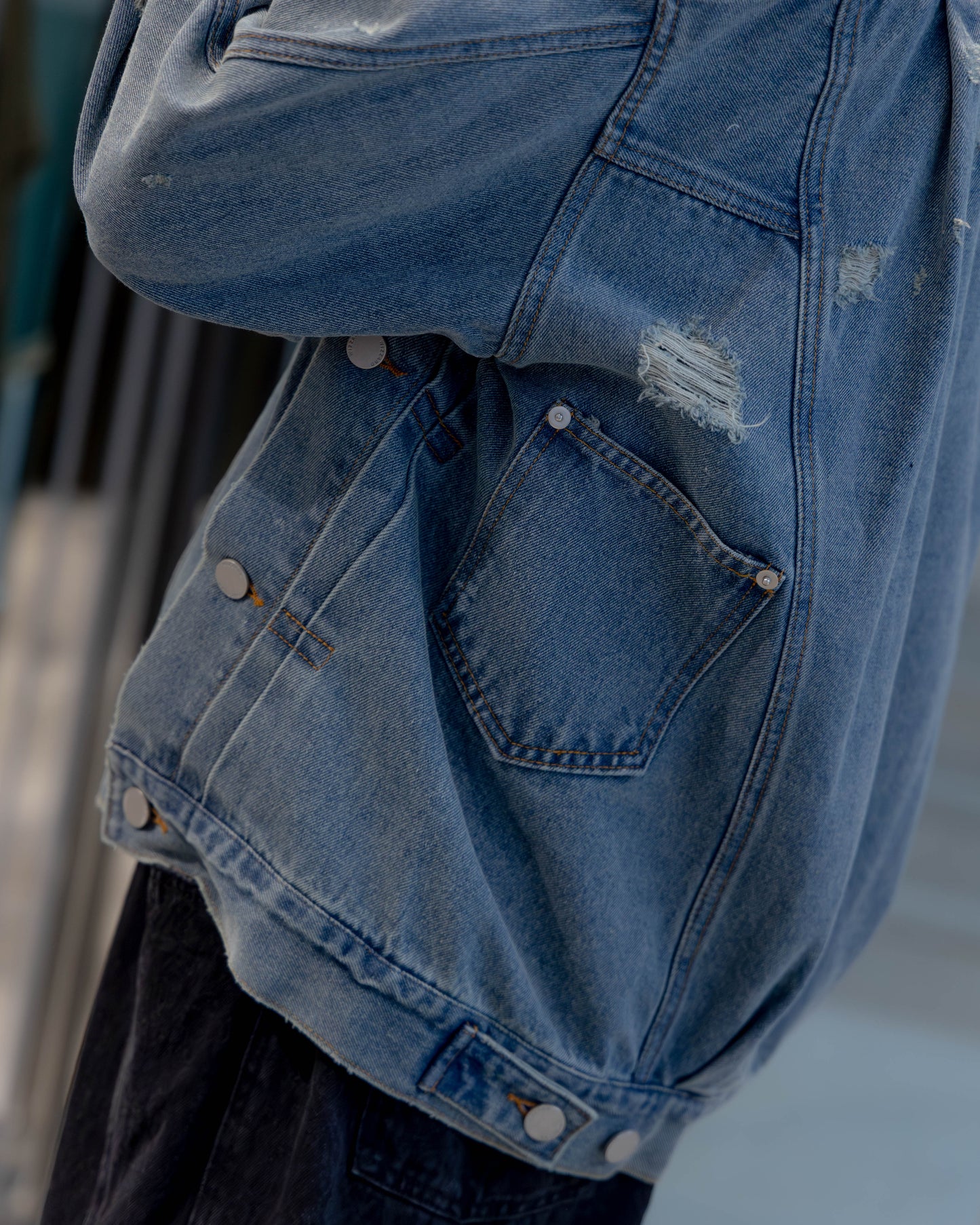 denim blouson (damage)