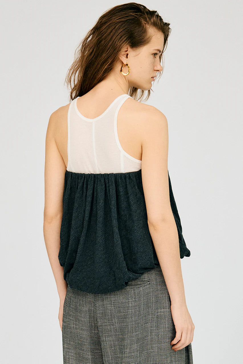 layered bustier top