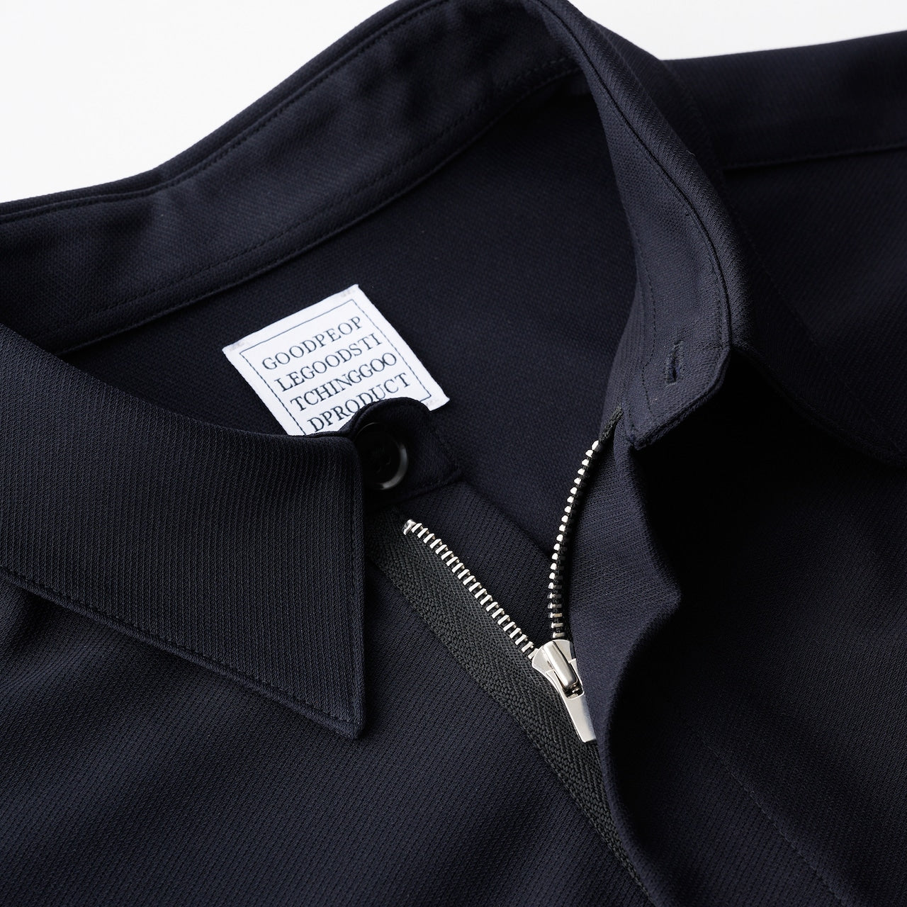 cupro twill balancircular® fly front zip shirt jacket
