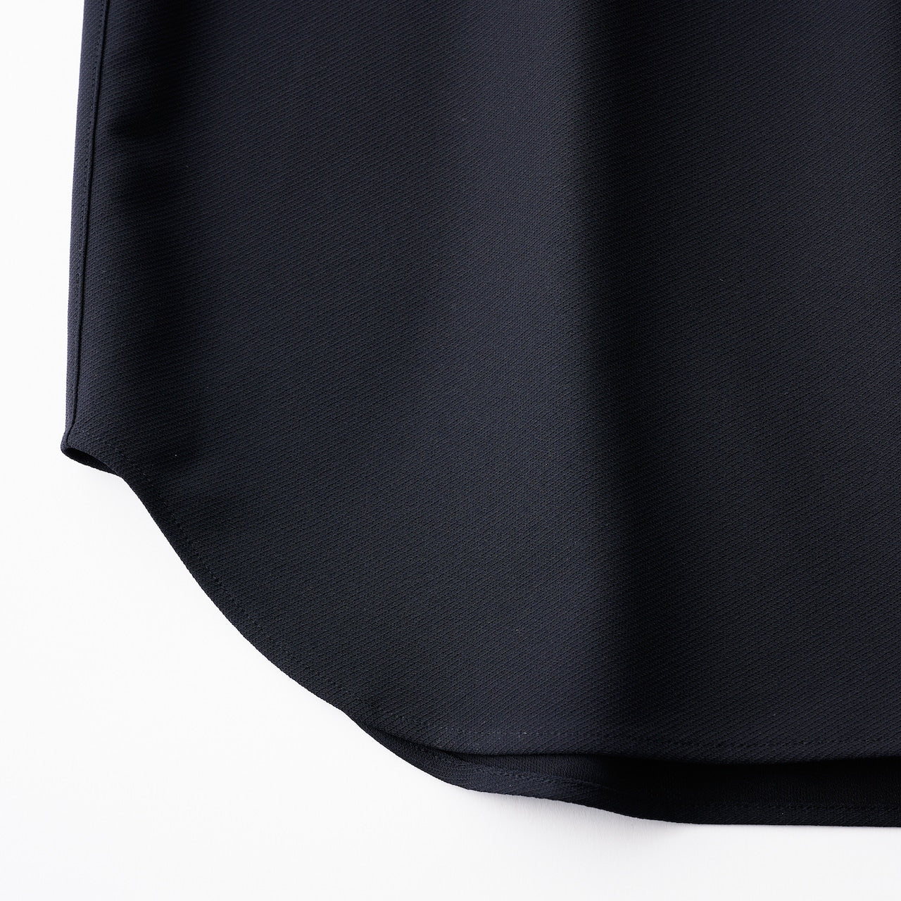 cupro twill balancircular® fly front zip shirt jacket