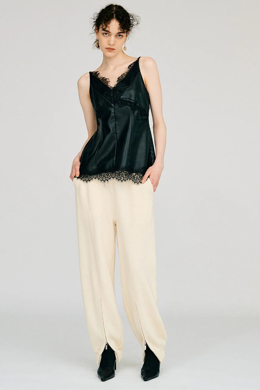v-neck lace camisole