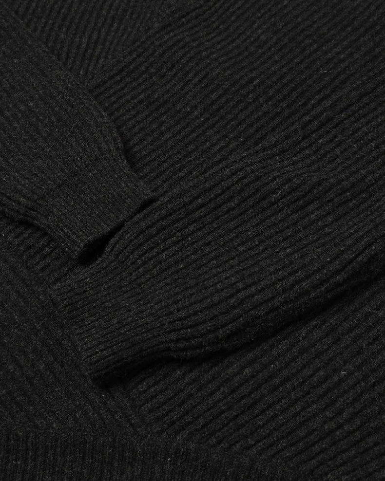 half zip knit