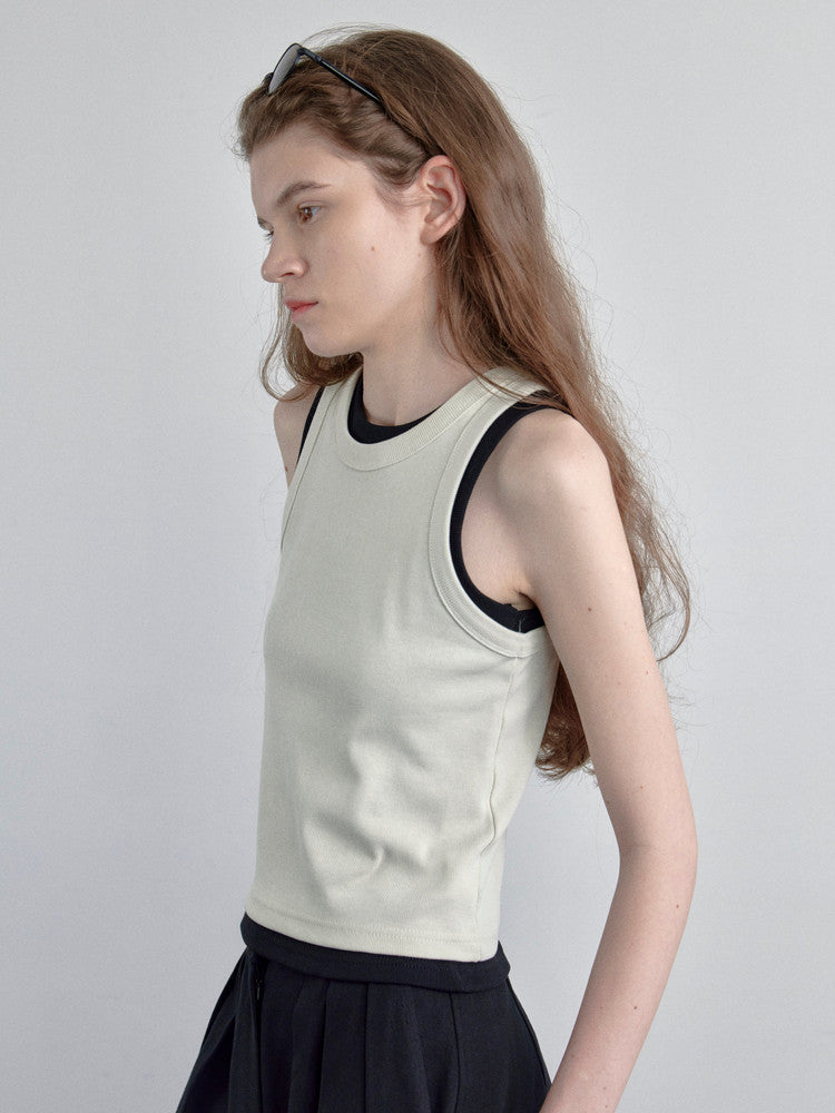 back accent custom tank top