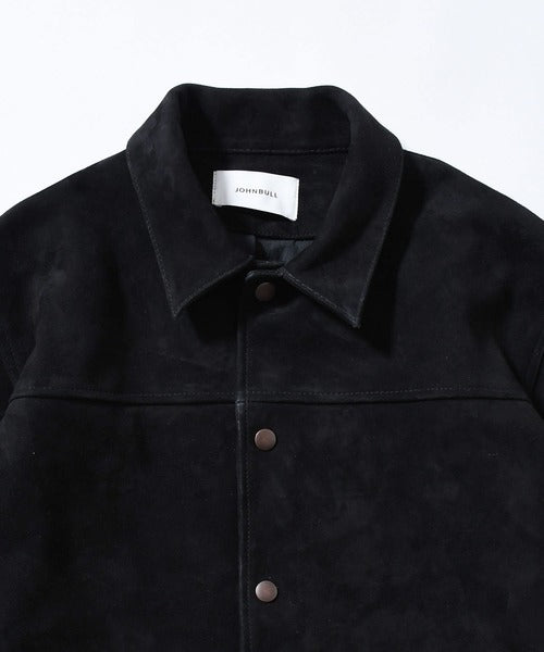 leather blouson jacket