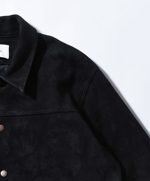 leather blouson jacket