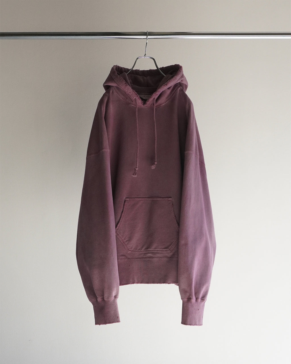 dyed damage hoodie