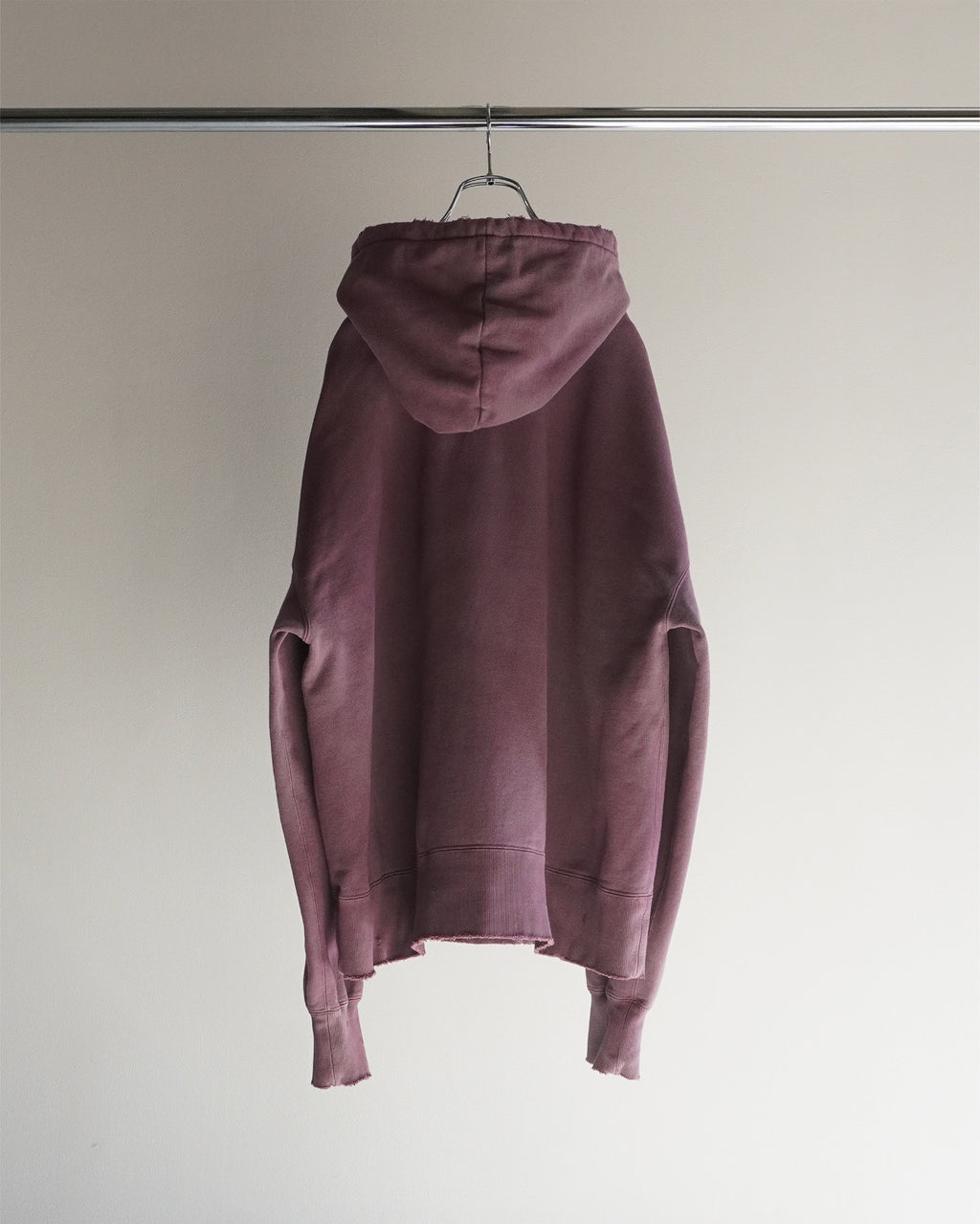 dyed damage hoodie