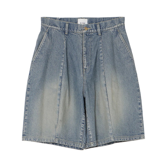 denim barrel harf pants