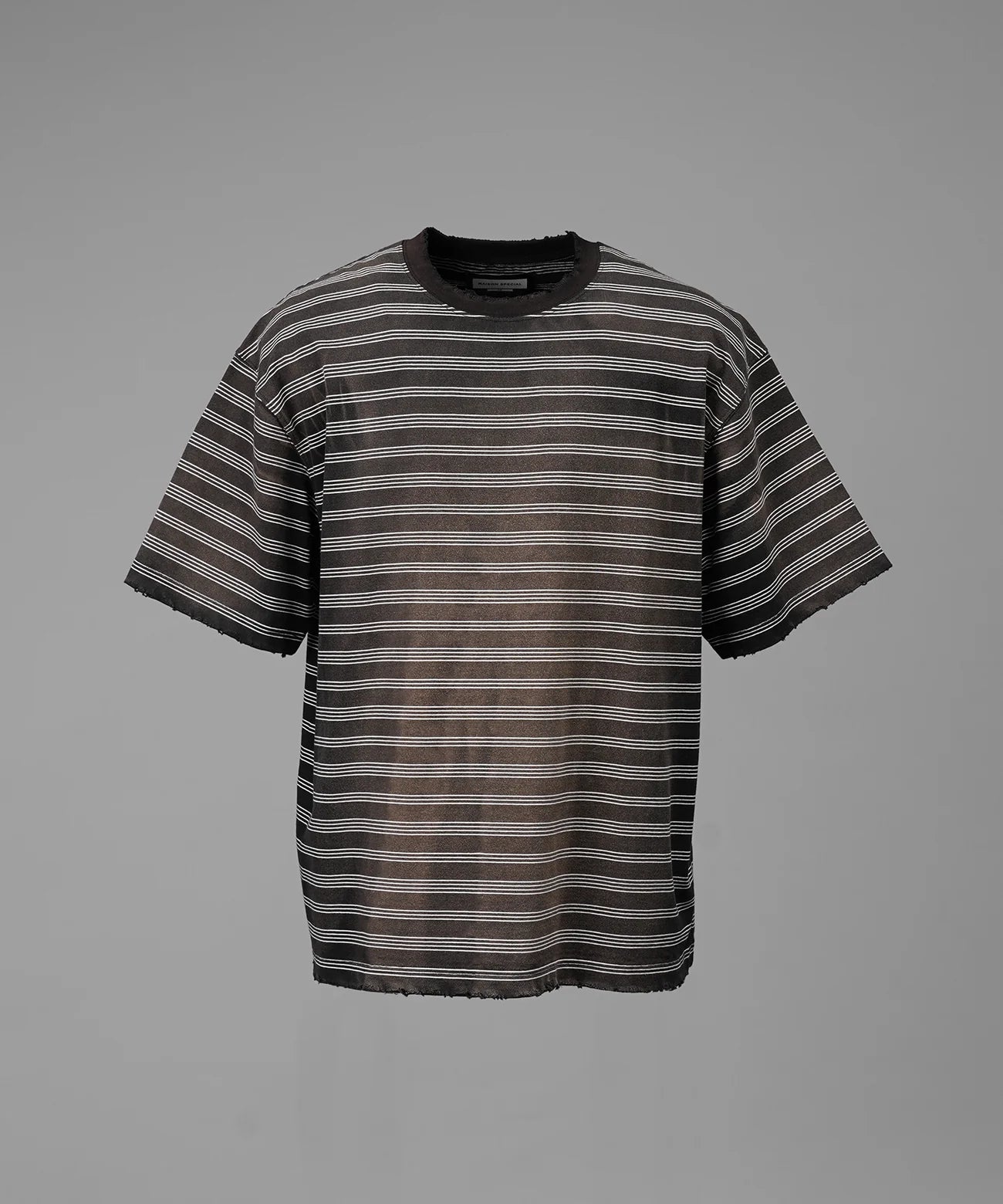 fade border prime-over short-sleeved t-shirt