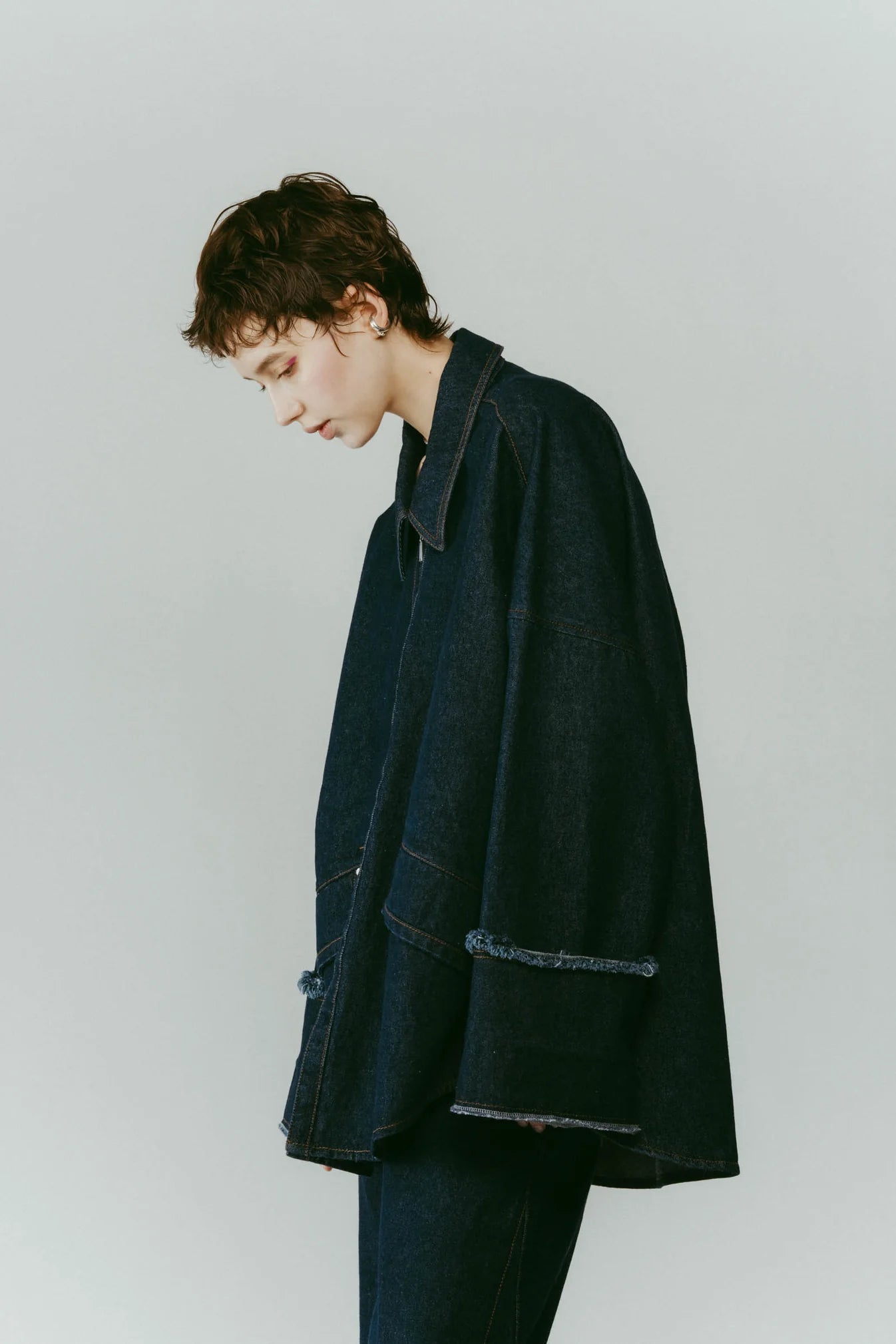 denim over shirt jacket(unisex)