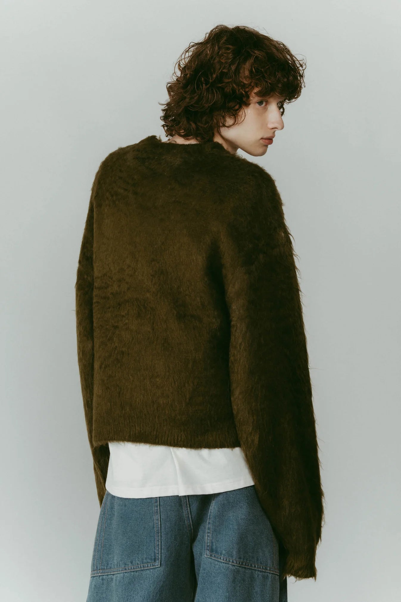 dalmatian shaggy knit(unisex)