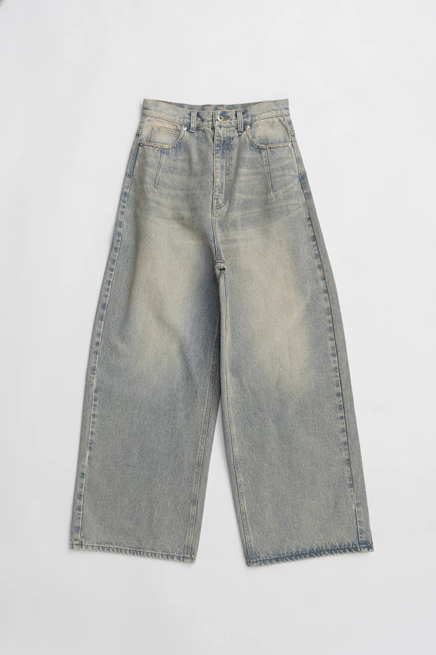 tulle skirt layered denim