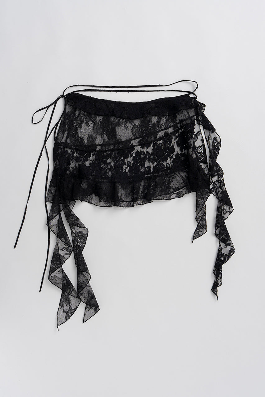 lace wrap skirt