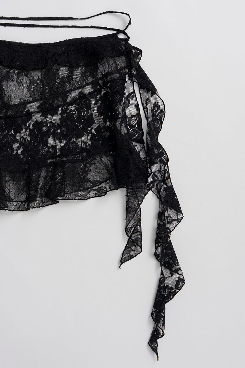 lace wrap skirt