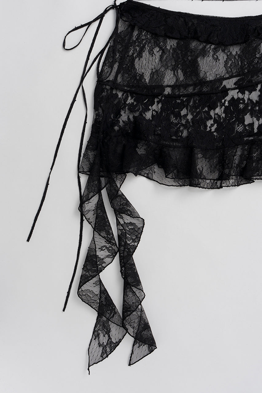 lace wrap skirt
