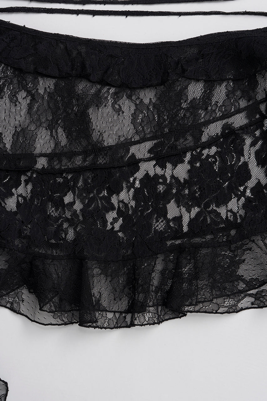 lace wrap skirt