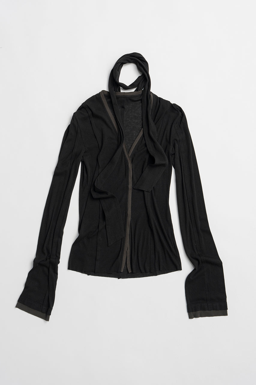 outseam jersey cardigan