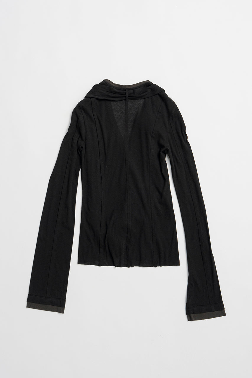 outseam jersey cardigan