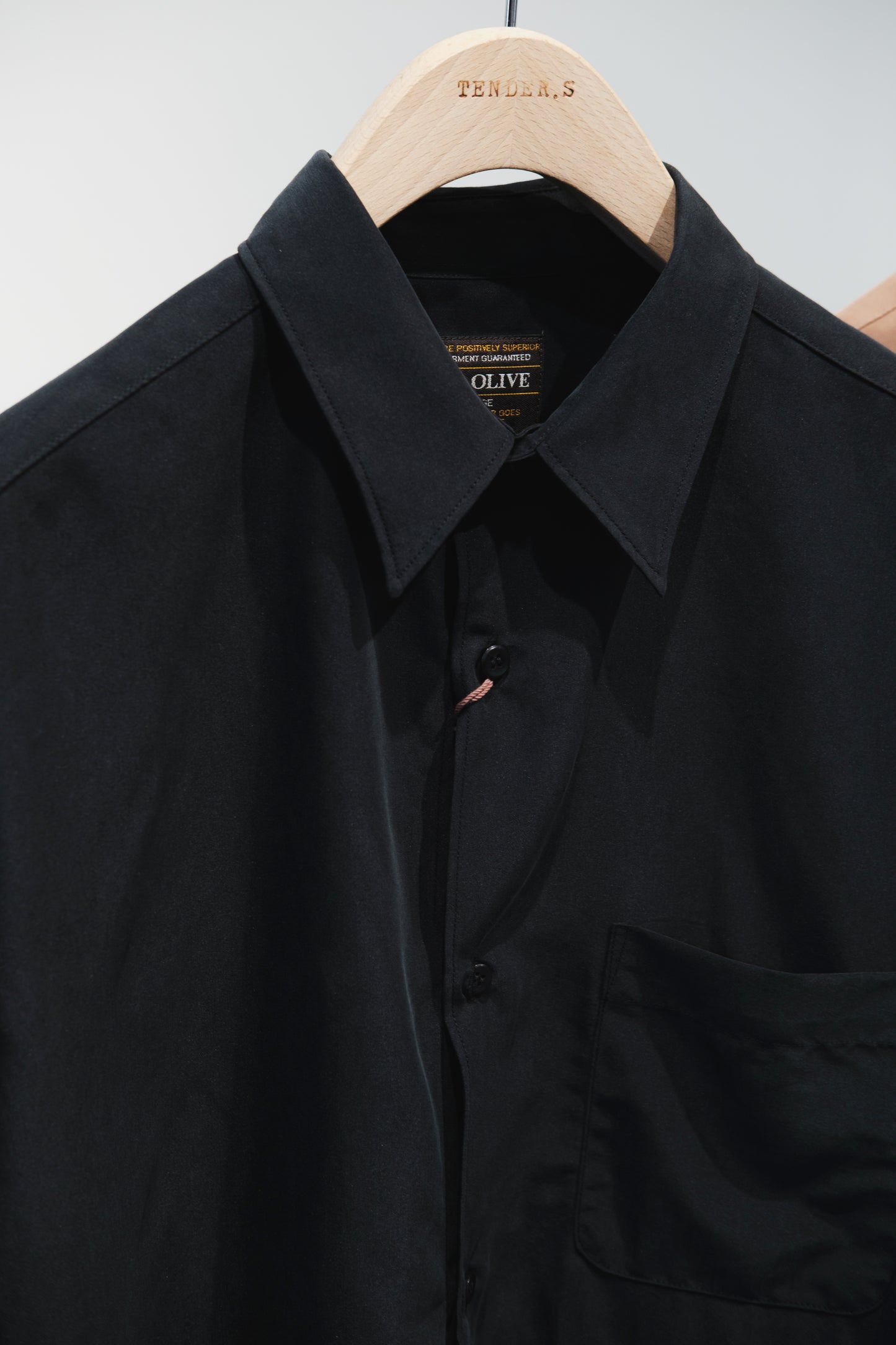 t/r powder cloth / short/s regular collar shirt