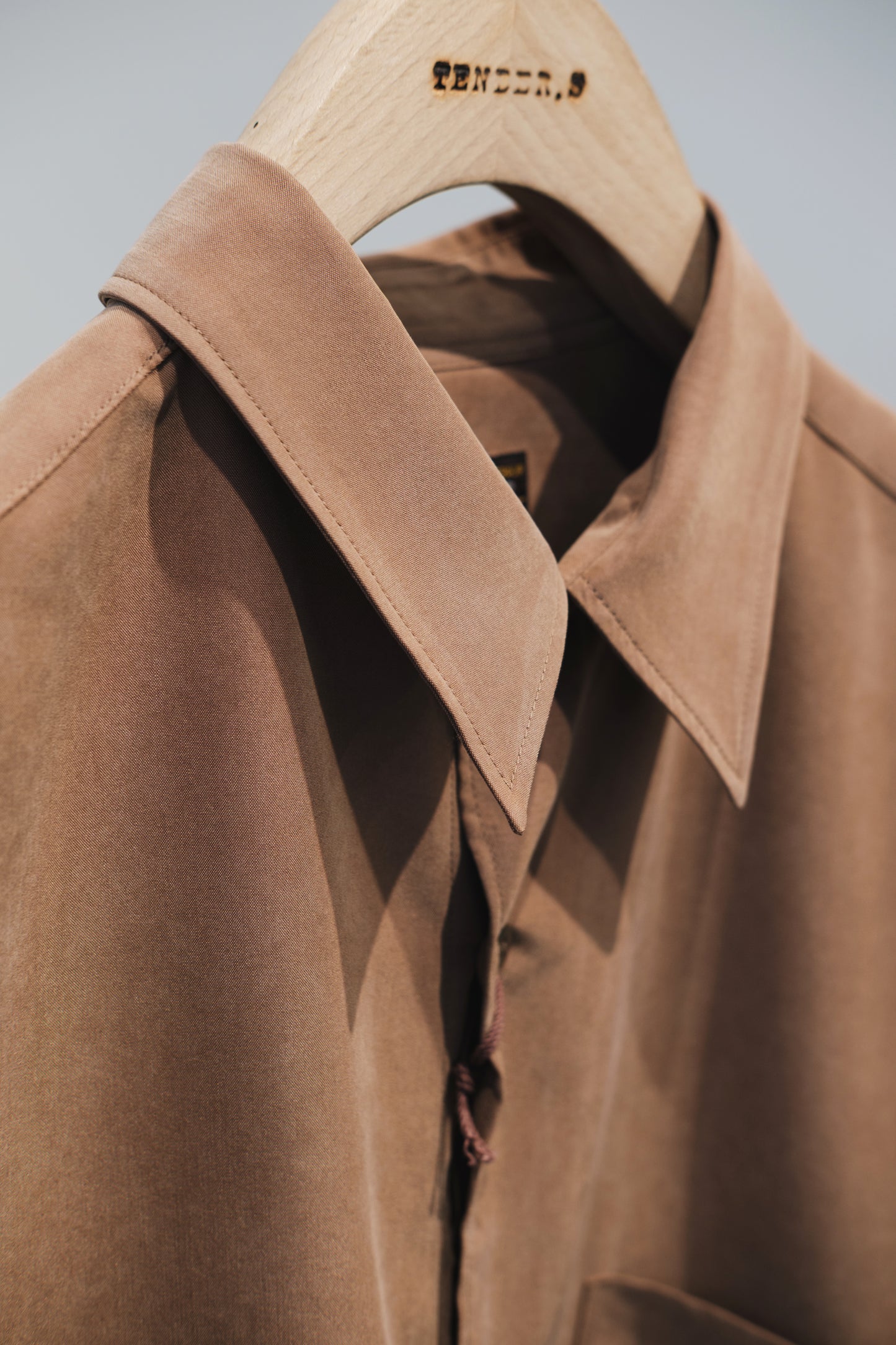 t/r powder cloth / short/s regular collar shirt