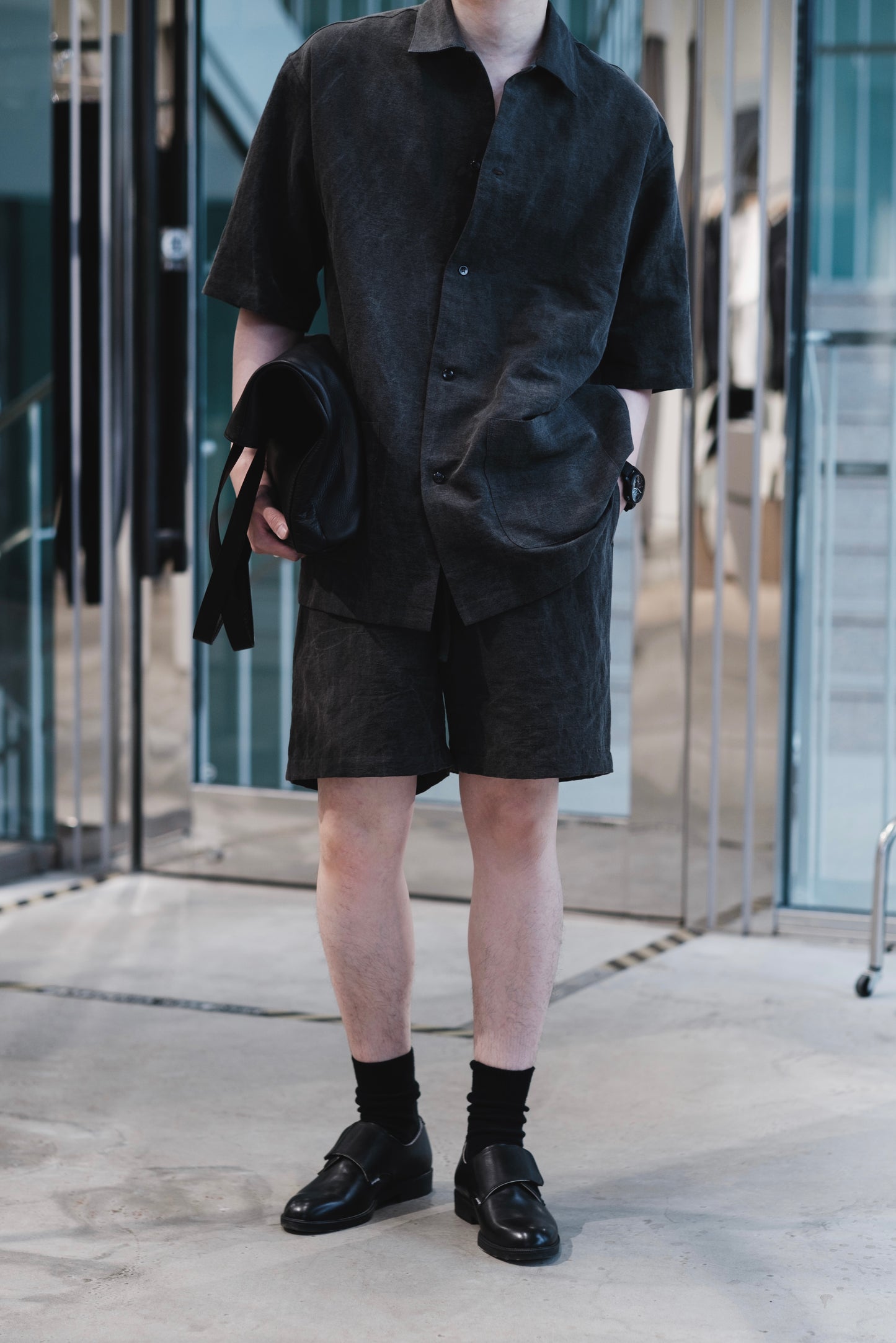 vintage c/l weather / short/s service shirt