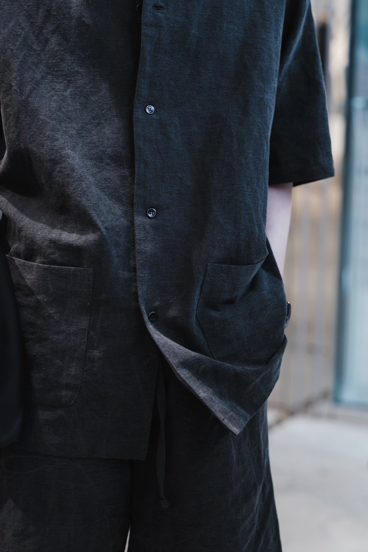 vintage c/l weather / short/s service shirt