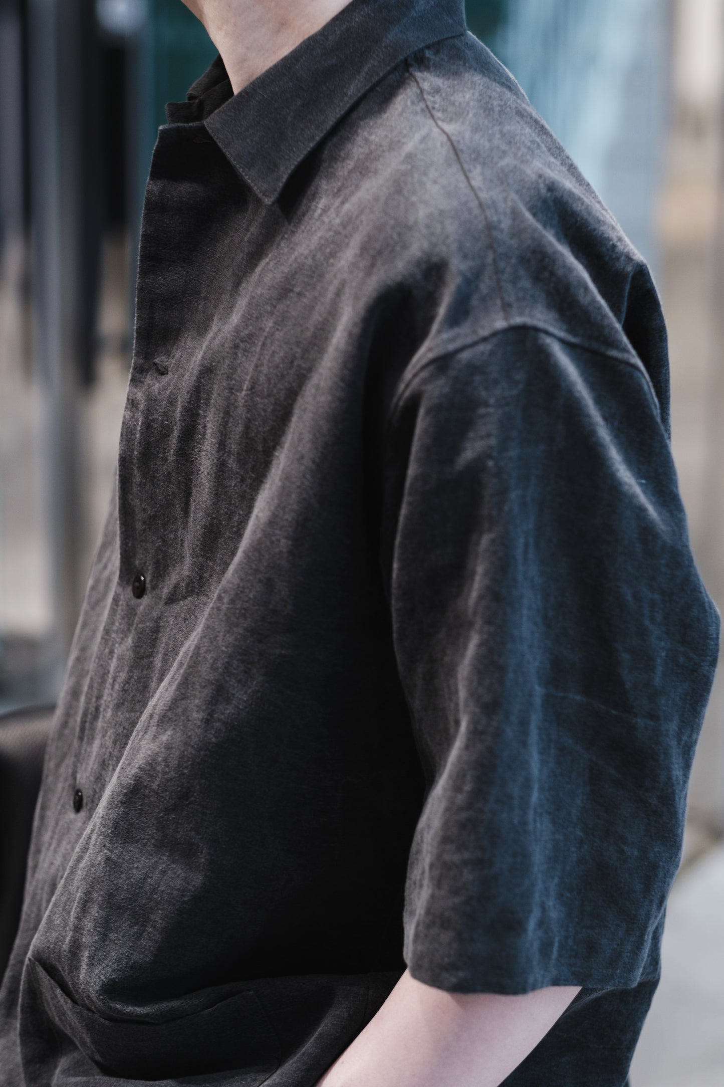 vintage c/l weather / short/s service shirt