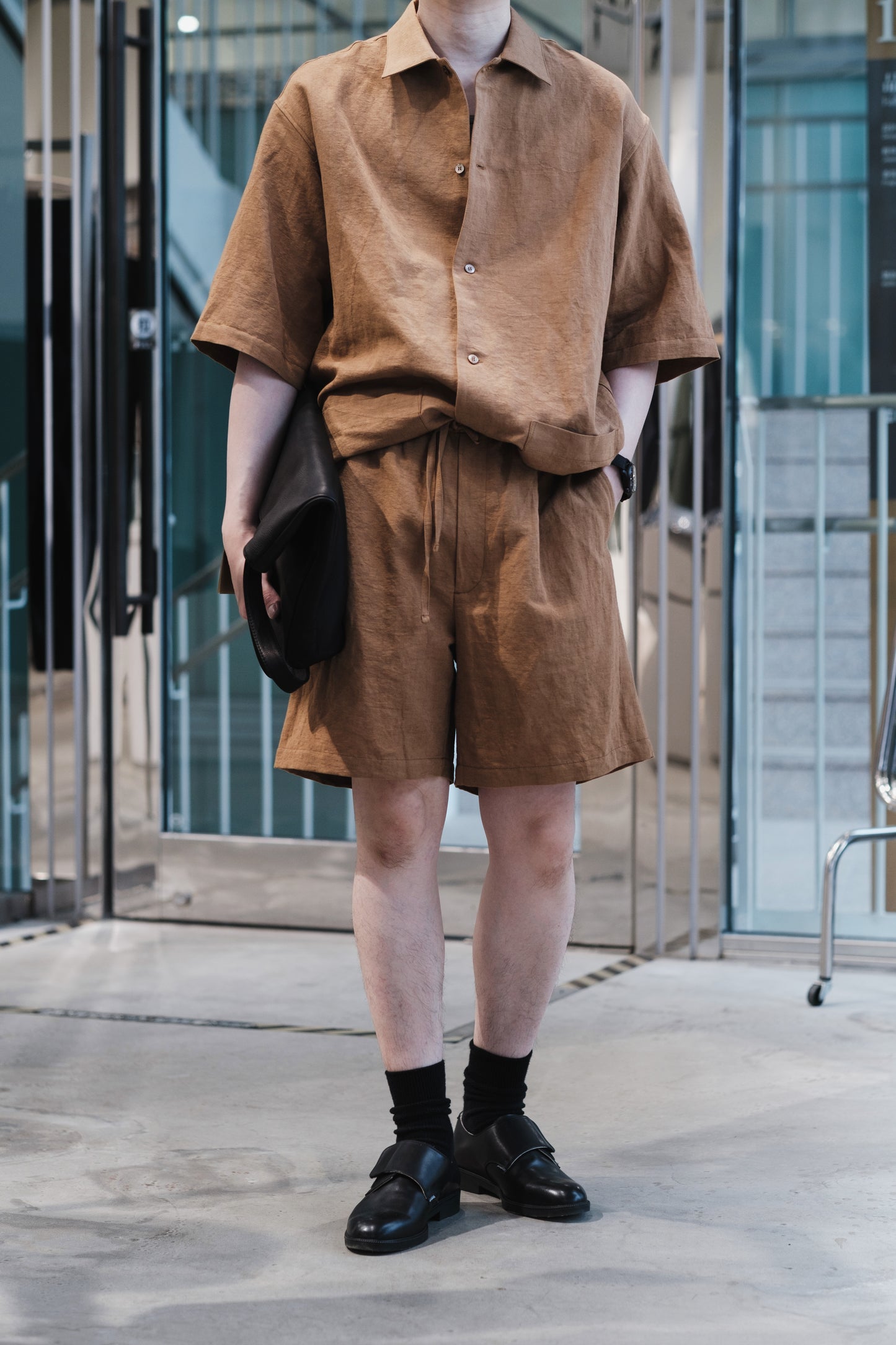 vintage c/l weather / short/s service shirt