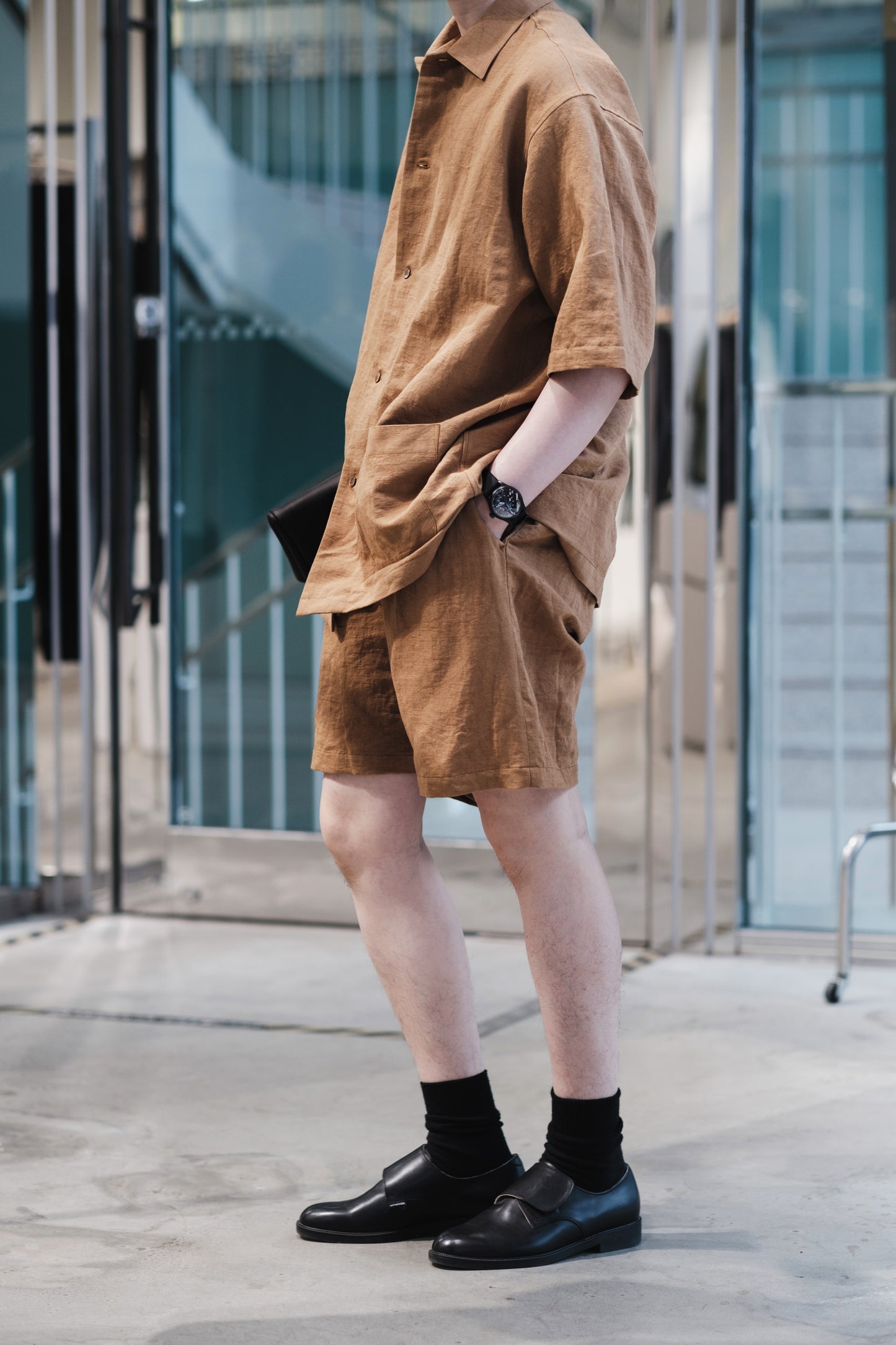 vintage c/l weather / drawstring shorts
