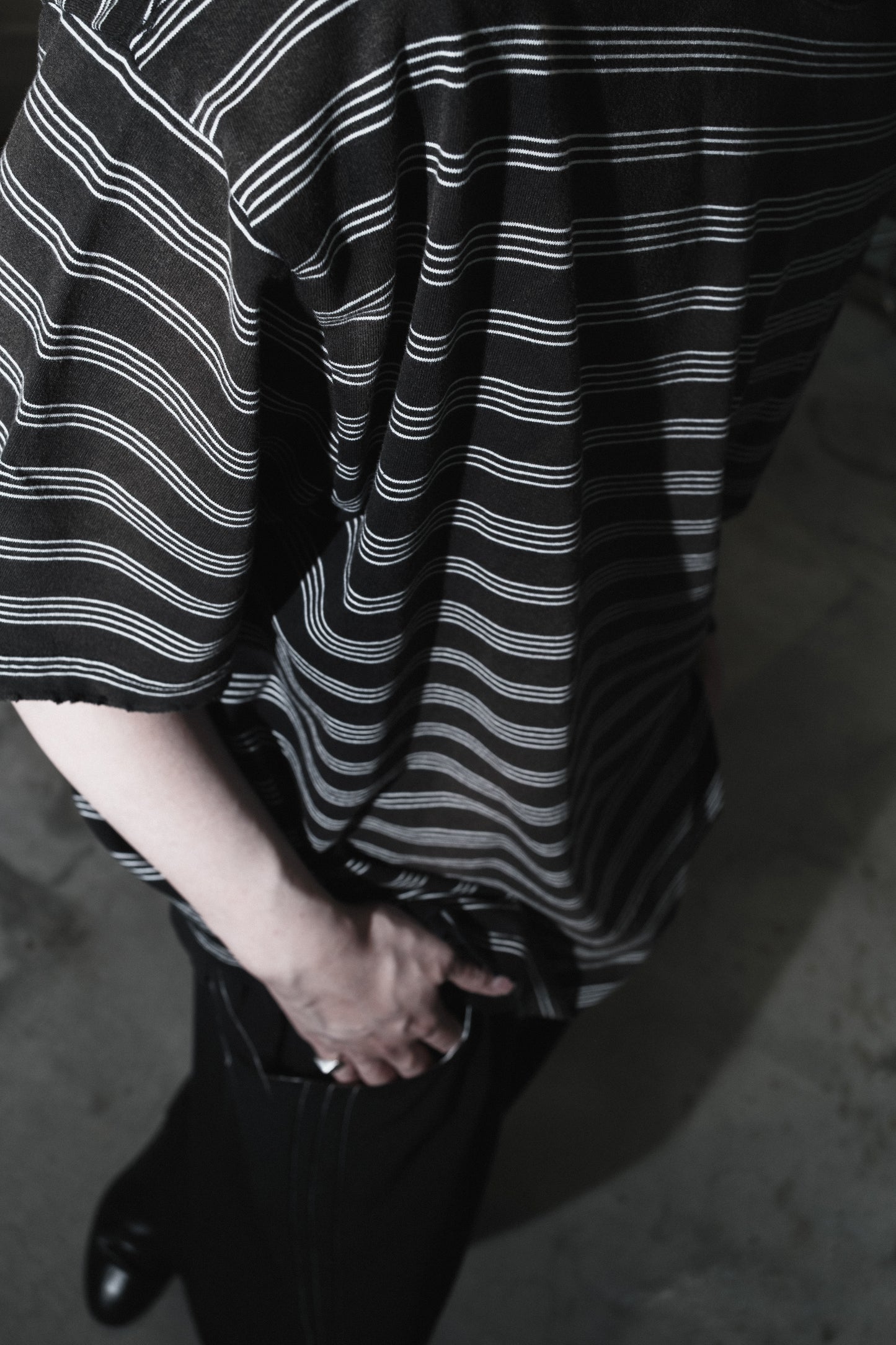 fade border prime-over short-sleeved t-shirt