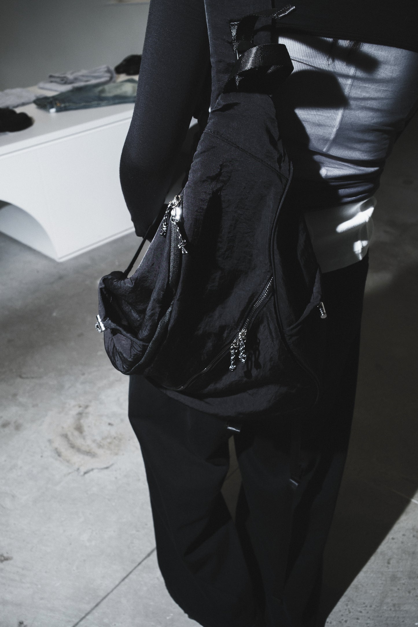 nylon sling bag