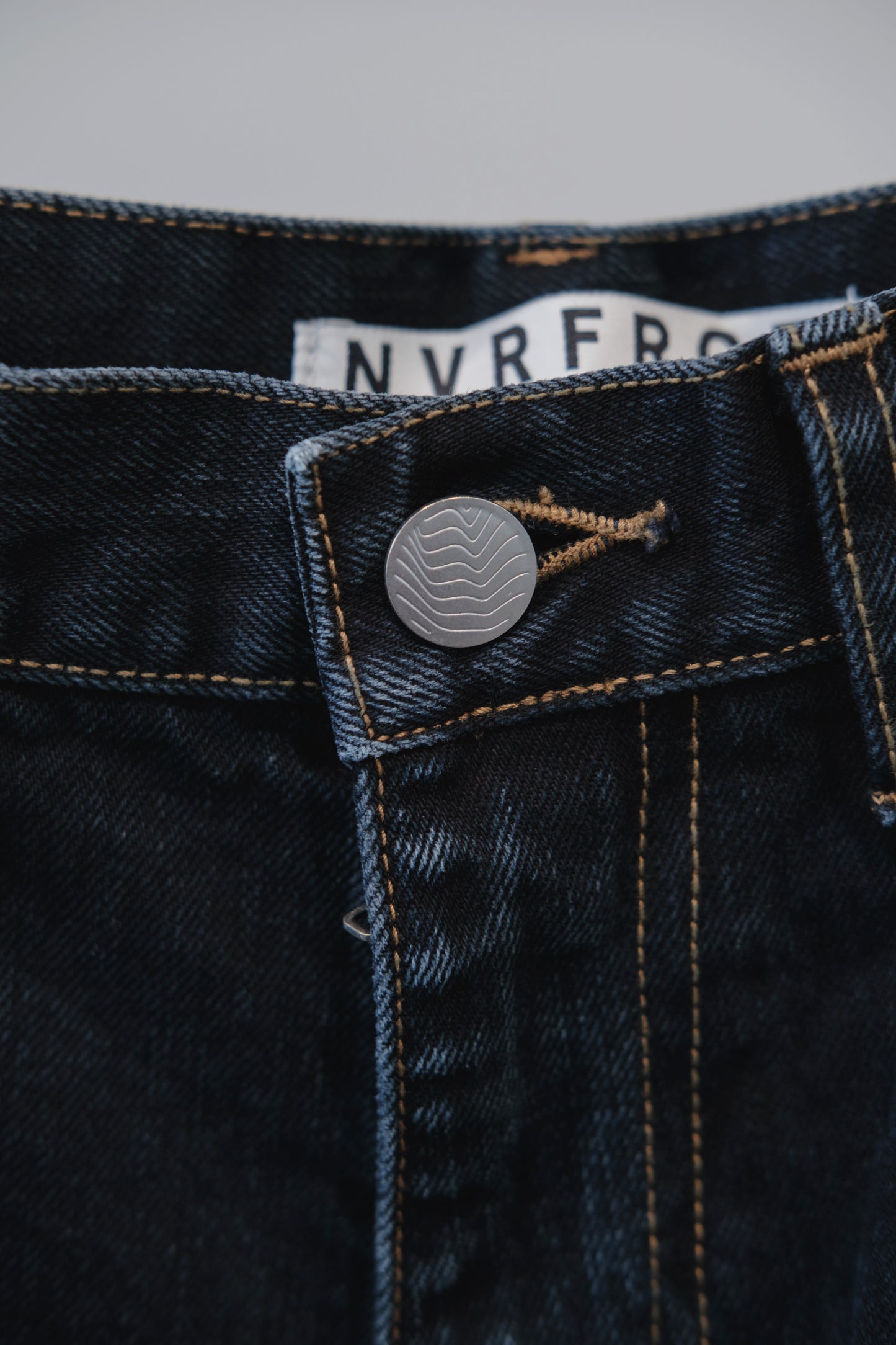 3d curved voluminous leg jeans - faded indigo