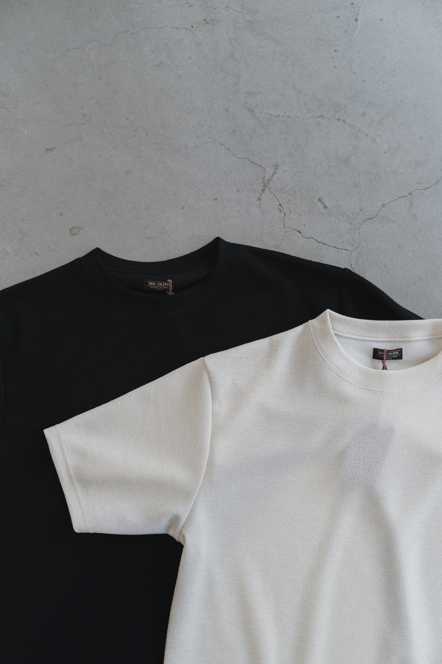 polyester hemp jersey / crew neck t-shirt
