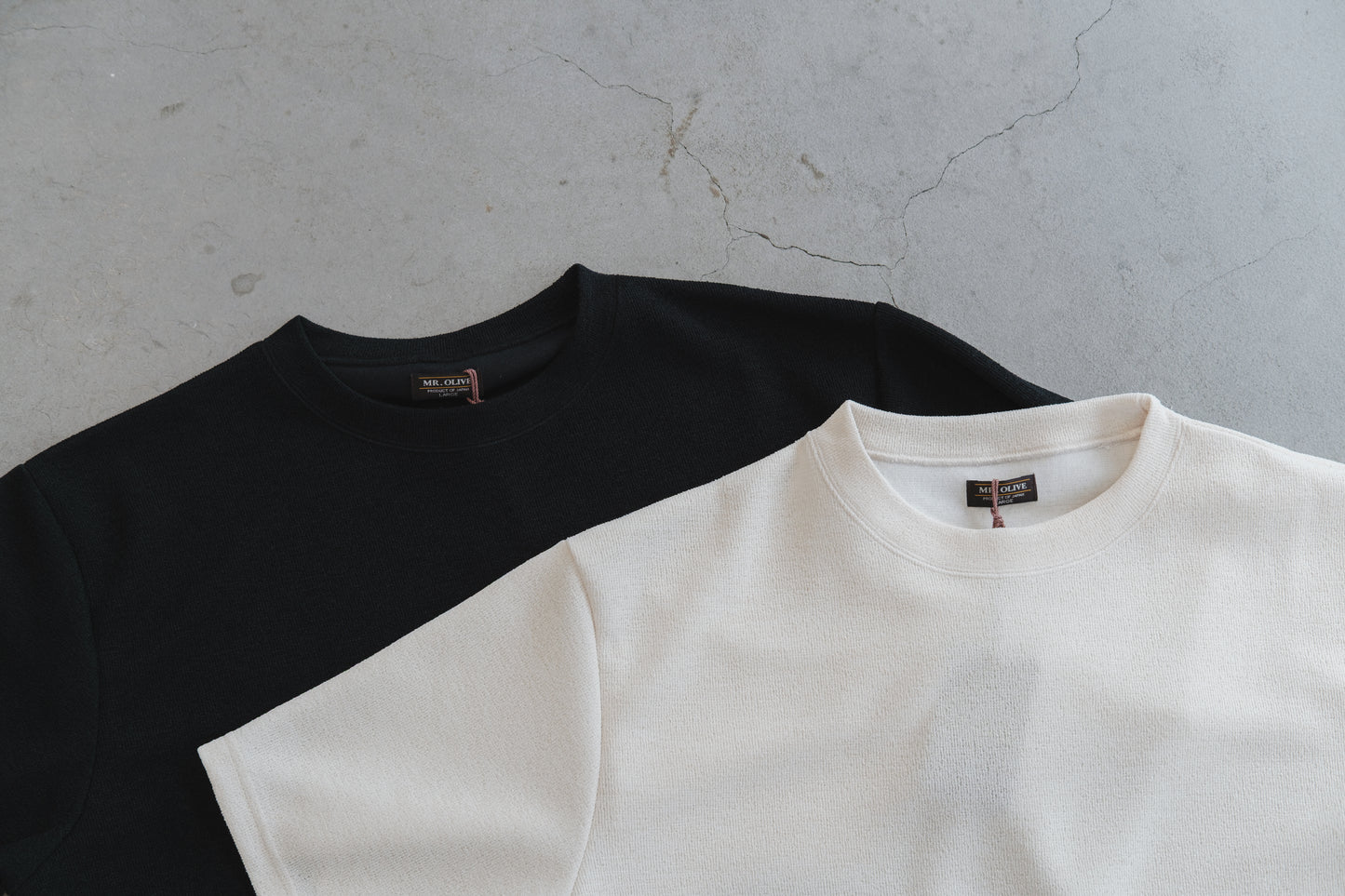 polyester hemp jersey / crew neck t-shirt
