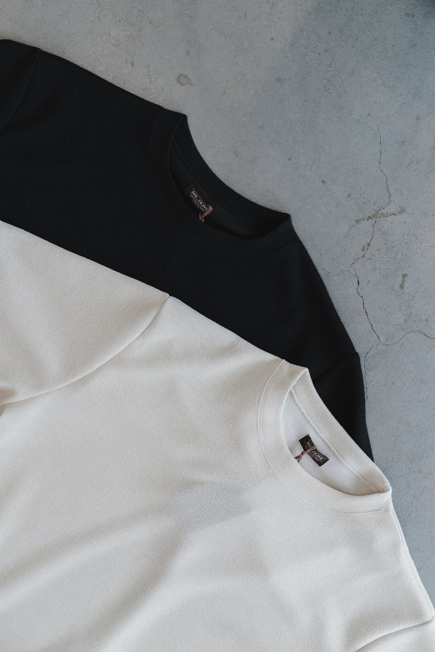 polyester hemp jersey / crew neck t-shirt