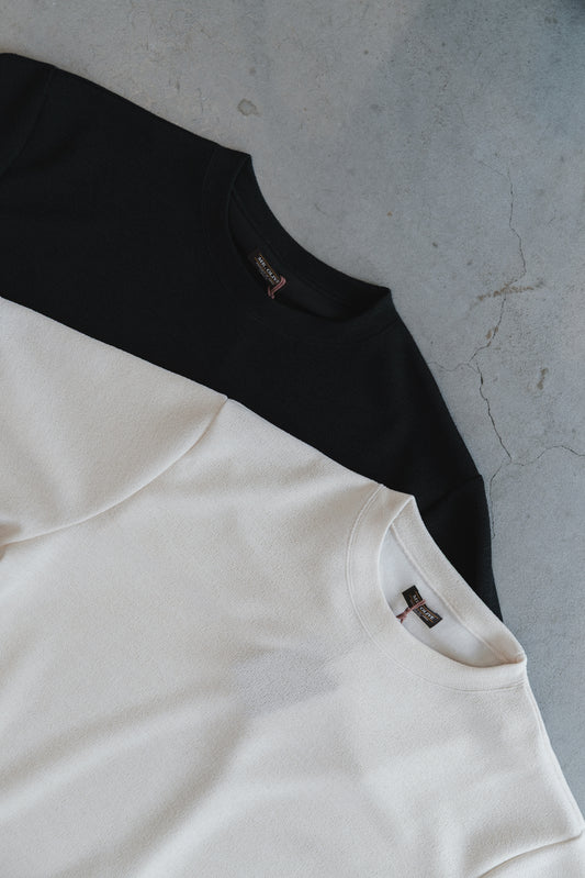 polyester hemp jersey / crew neck t-shirt