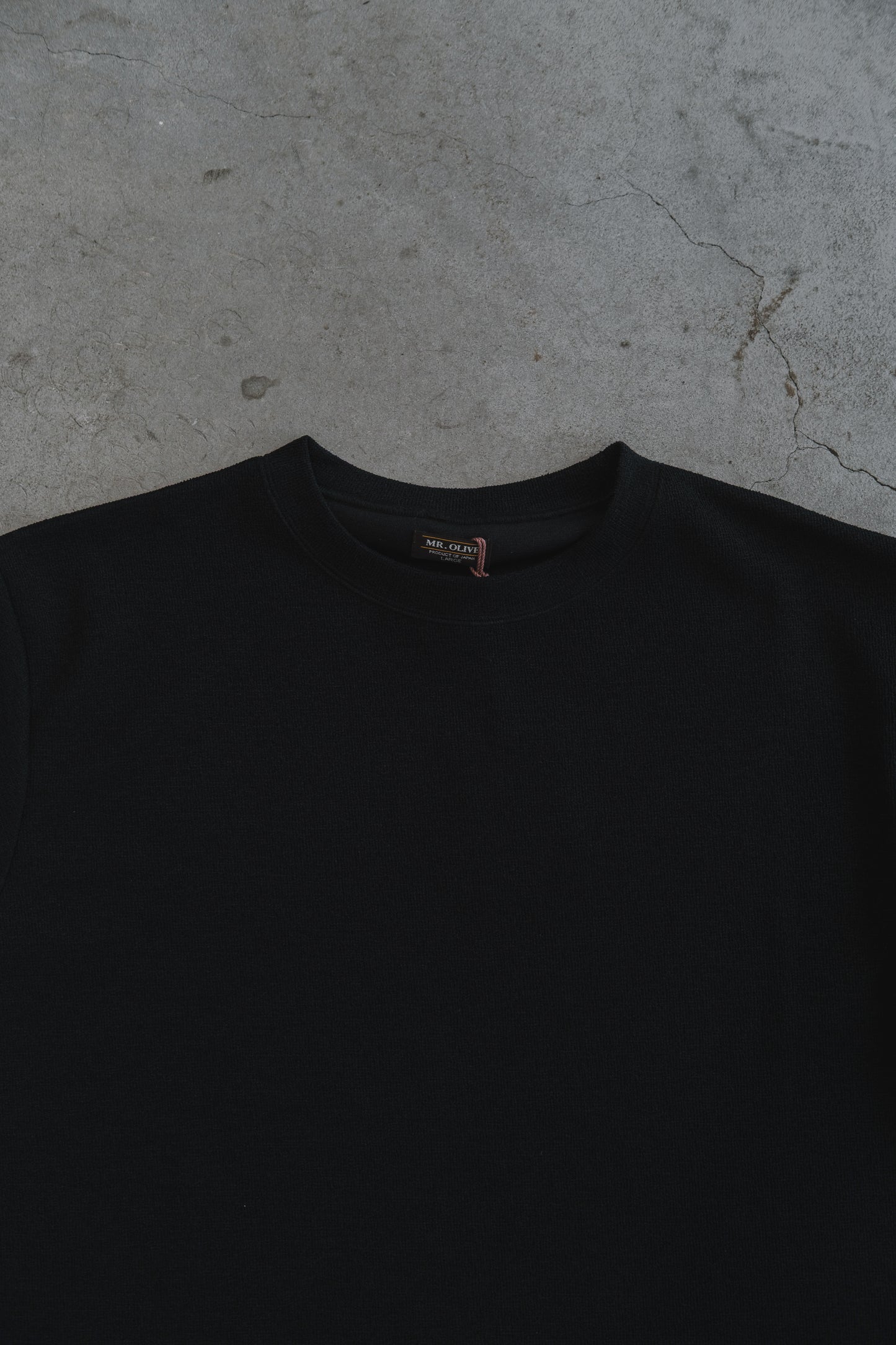 polyester hemp jersey / crew neck t-shirt