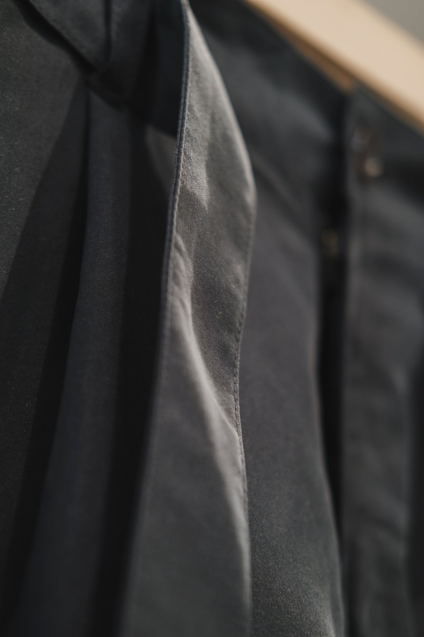 t/r powder cloth / belted shorts
