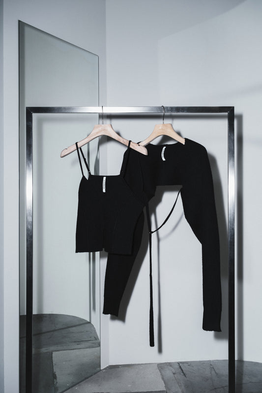 rib cami and bolero