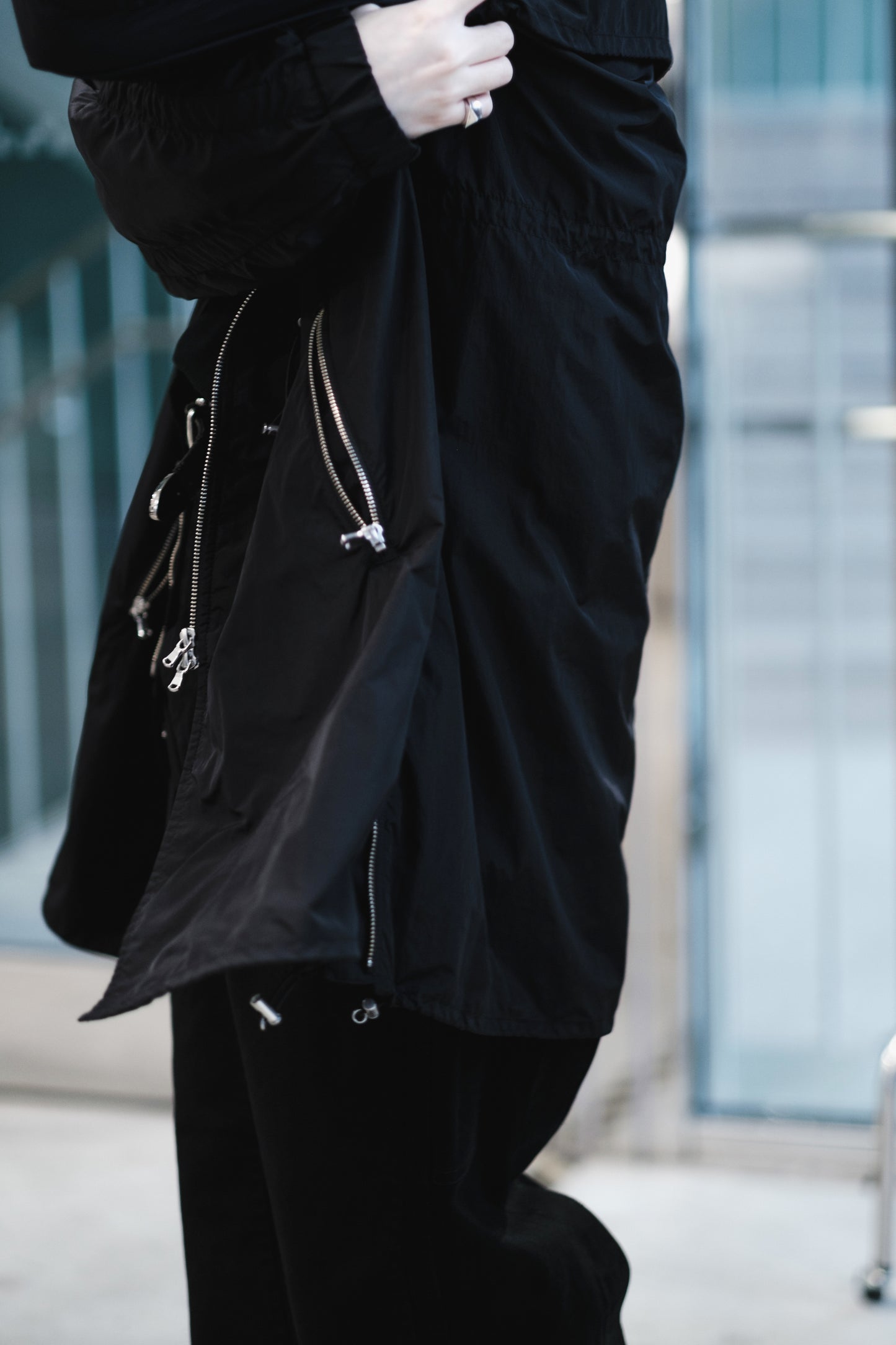 puckering active mods coat
