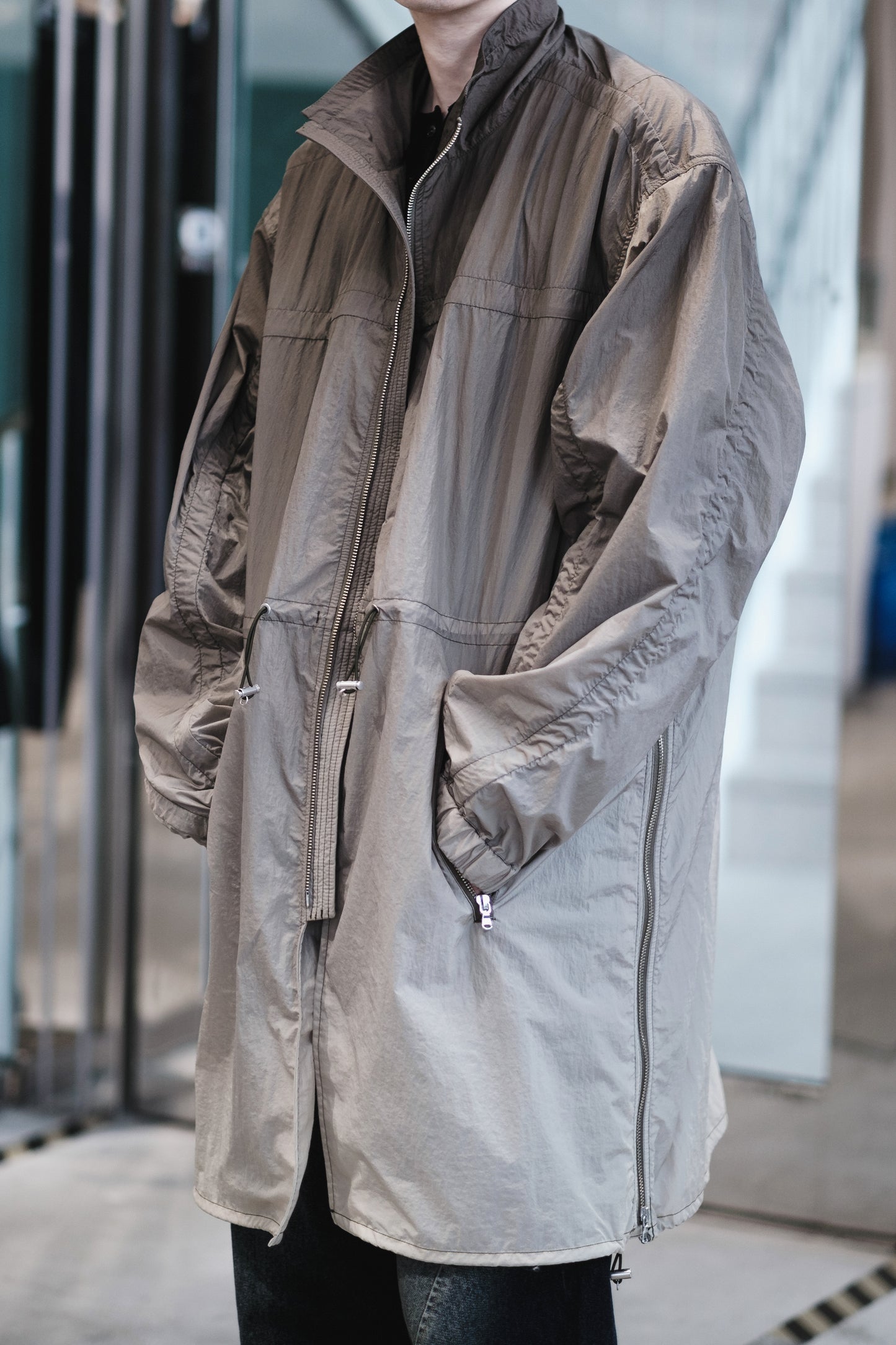 puckering active mods coat