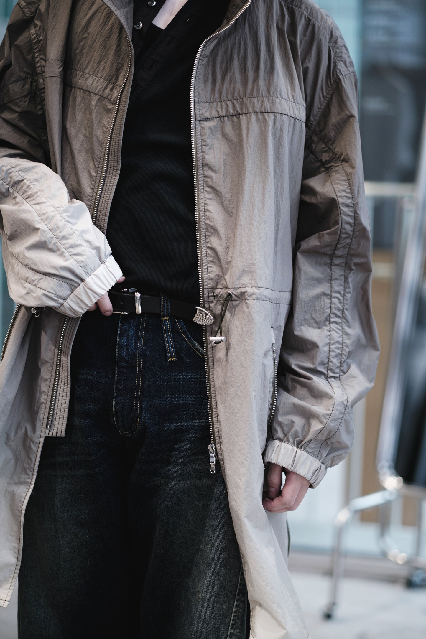 puckering active mods coat